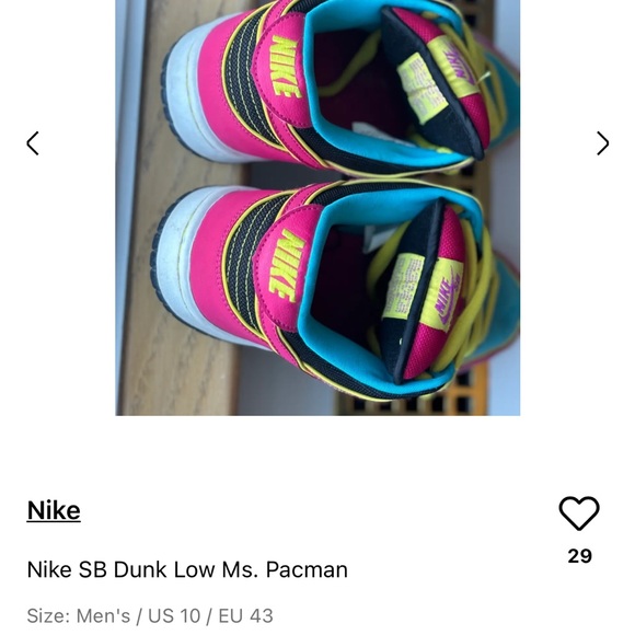 Nike SB Dunk Low “Ms PAC-Man” size 10 - Picture 4 of 8